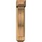 Ekena Millwork Funston Craftsman Rough Sawn Bracket w/ Offset Brace, Western Red Cedar, 6"W x 16"D x 28"H BKT0604X16X28FST04RWR - alternate 3